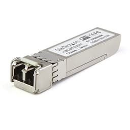 StarTech.com Dell EMC SFP-10G-SR Compatible SFP+ Module, 10GBASE-SR, 10GbE Multimode Fiber MMF Optic Transceiver, 10GE Gigabit Ethernet SFP+, LC Connector, 400m, 850nm, DDM, Mini GBIC - Lifetime Warranty (SFP10GSREMST) - SFP+ transceiver module (equivalent to: Dell EMC SFP-10G-SR) - 10GbE - 10GBase-SR - LC multi-mode - up to 400 m - 850 nm