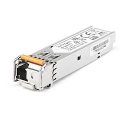 StarTech.com Dell EMC SFP-1G-BX80-U Compatible SFP Module, 1000BASE-BX-U, 1 Gigabit Ethernet Bi-Directional (BiDi) Fiber Single Strand SFP, LC 80km, Mini GBIC Transceiver Module, Upstream - Lifetime Warranty (SFP1GBX80UES) - SFP (mini-GBIC) transceiver module (equivalent to: Dell EMC SFP-1G-BX80-U) - 1GbE - 1000Base-BX80-U - LC single-mode - up to 80 km - 1490 (TX) / 1550 (RX) nm