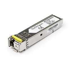 StarTech.com Dell EMC SFP-1G-BX80-D Compatible SFP Module, 1000BASE-BX-D, 1 Gigabit Ethernet Bi-Directional (BiDi) Fiber Single Strand SFP, LC 80km, Mini GBIC Transceiver SFP, Downstream - Lifetime Warranty (SFP1GBX80DES) - SFP (mini-GBIC) transceiver module (equivalent to: Dell EMC SFP-1G-BX80-D) - 1GbE - 1000Base-BX80-D - LC single-mode - up to 80 km - 1550 (TX) / 1490 (RX) nm
