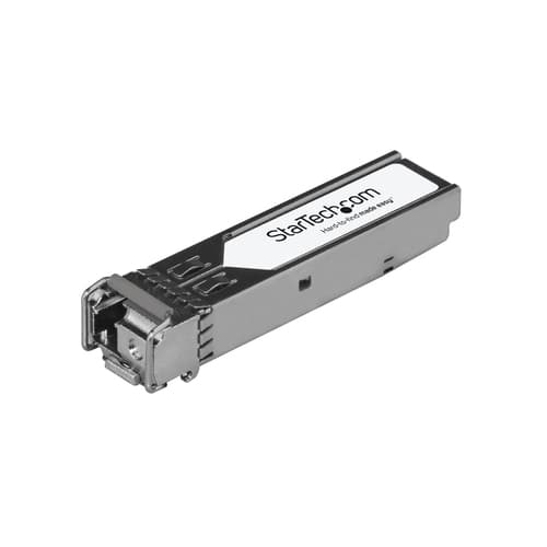 StarTech.com Extreme Networks 10057H Compatible SFP Module, 1000BASE-BX-U, 1 Gigabit Ethernet Bi-Directional (BiDi) Fiber Single Strand SFP (SMF), LC 10km, Mini GBIC Transceiver SFP Module - Lifetime Warranty (10057H-ST) - SFP (mini-GBIC) transceiver module (equivalent to: Extreme Networks 10057H) - 1GbE - 1000Base-BX-U - LC single-mode - up to 10 km - 1310 (RX) / 1490 (TX) nm