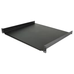 StarTech.com 1U Server Rack Cabinet Shelf, 16in Deep Fixed Cantilever Tray, Rackmount Shelf for 19" AV/Data/Network Equipment Enclosure with Cage Nuts & Screws, 44lbs Weight Capacity - 1U Rack Shelf 16" Deep (CABSHELF116) - Rack shelf - black - 1U - 16" - for P/N: CABSHELF116V, RK1536BKF, RK1833BKM, RK1836BKF