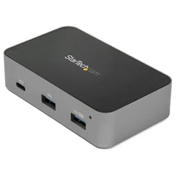 StarTech.com 4-Port USB C Hub - USB 3.1 Gen 2 (10Gbps) - 3x USB-A & 1x USB-C - Powered - Universal Power Adapter Included (HB31C3A1CS) - Hub - 1 x USB-C + 3 x USB 3.1 - desktop - AC 110/240 V - for P/N: PEXUSB321C