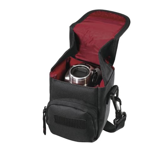 Hama Valletta Camera Bag, 90, Shoulder Strap/Belt Loop, Black