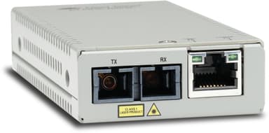 Allied Telesis AT MMC200/SC - Fibre media converter - 100Mb LAN - 100Base-TX, 10Base-T, 100Base-FX - RJ-45 / SC multi-mode - up to 2 km - 1310 nm - TAA Compliant