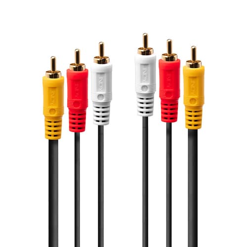 2M PREMIUM AV CABLE 3XPHONO MALE TO