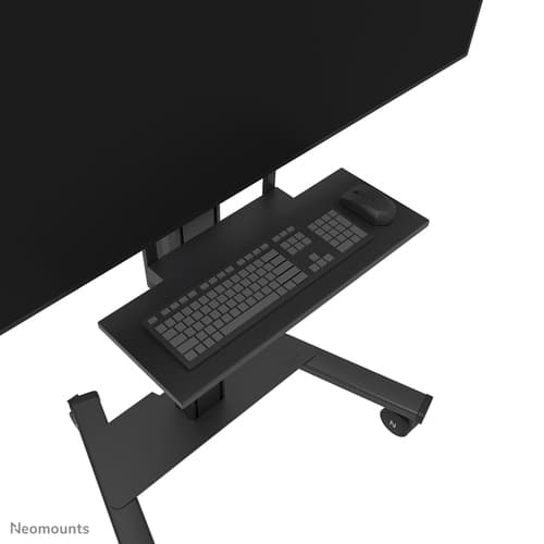 Neomounts AV40-500BL - Mounting kit (mount bracket, keyboard shelf) - for keyboard / mouse - universal - black - screen size: 43"-110" - VESA-mountable — view 14