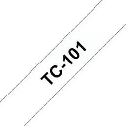 Brother - Black, transparent - Roll (1.2cm x 7.7m) 1 pcs. printer tape - for P-Touch PT-15, PT-20, PT-2000, PT-3000, PT-500, PT-5000, PT-6, PT-8, PT-8E