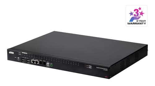 48 port Serial Console Server with Dual Power/SFP DC — view 1