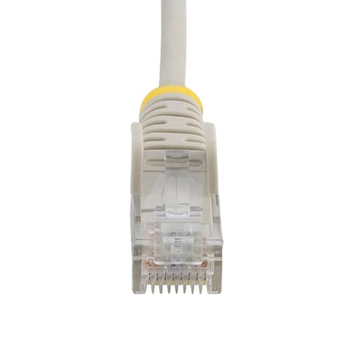 StarTech.com - Patch cable - RJ-45 (M) to RJ-45 (M) - 3.6 mm - UTP - CAT 5/5e/6 - IEEE 802.3bt - halogen-free, snagless, straight - grey — view 5
