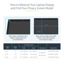 StarTech.com 14-inch 16:10 Touch Privacy Screen, Anti-Glare Privacy Filter, Laptop Monitor Screen Protector with +/- 30 Deg. View Angle, Flip-Over - 51% Blue Light Reduction (14LT6-PRIVACY-SCREEN) - Notebook privacy filter - adhesive, hinge tabs, flip hinges - 16"