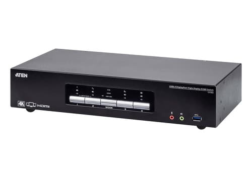 ATEN CS1964 - KVM / audio / USB switch - 4 x KVM / audio - 1 local user - desktop — view 1
