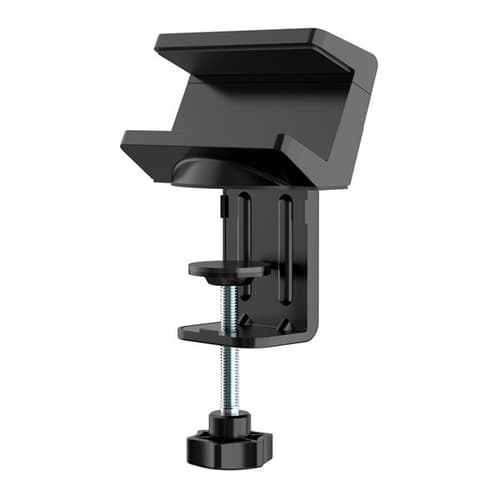 StarTech.com Power Strip Desk Mount - Clamp-on Power Strip Holder - Adjustable - Desk / Table Clamp for Power Strip (PWRSTRPCLMP) - Power strip mounting clamp - desk mountable - black