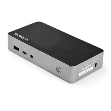 StarTech.com USB-C Dock, Dual Monitor 1080p HDMI Laptop Docking Station, 60W Power Delivery, 1x USB-C, 3x USB-A, Ethernet, Dual HDMI Video Display USB 3.1 Gen 1 Type-C Dock, Mac & Windows - 60W PD With Charging (DK30CHHPDUK) - Docking station - USB-C 3.1 - 2 x HDMI - 1GbE - 90 Watt