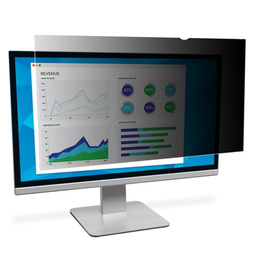 3M Privacy Filter - Display privacy filter - 27" - black
