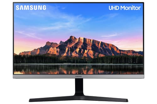 Samsung U28R550UQP - UR55 Series - LED monitor - 28" - 3840 x 2160 4K @ 60 Hz - IPS - 300 cd/m� - 1000:1 - HDR10 - 4 ms - 2xHDMI, DisplayPort - dark blue/grey
