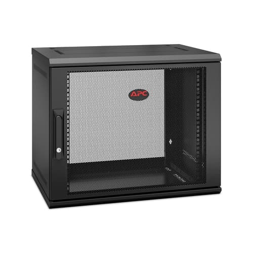 APC NetShelter WX AR109SH4 - Cabinet - wall mountable - black - 9U - 19" — view 3
