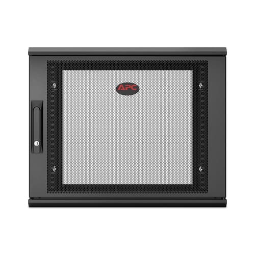 APC NetShelter WX AR109SH4 - Cabinet - wall mountable - black - 9U - 19" — view 4