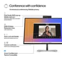 HP 527pm - Series 5 Pro - LED monitor - 27" - 2560 x 1440 QHD @ 100 Hz - IPS - 350 cd/m� - 1500:1 - 5 ms - HDMI, DisplayPort, USB-C - speakers - jet black, natural silver (stand), jet black (stand) - Smart Buy thumbnail 8
