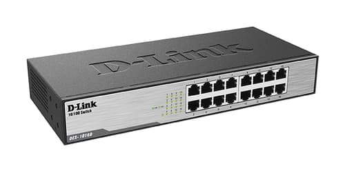 D-Link 16-port 10/100 Desktop Switch — view 3
