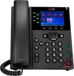 Poly VVX 350 - OBi Edition - VoIP phone - 3-way call capability - SRTP, SIP, SDP - 6 lines - black