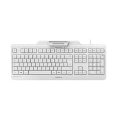 CHERRY SECURE BOARD 1.0 - Keyboard - with NFC - USB - UK - key switch: CHERRY LPK - white/grey