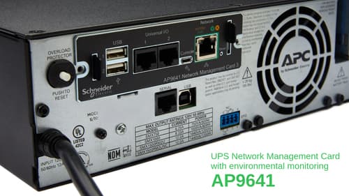 APC Network Management Card 3 with PowerChute Network Shutdown & Environmental Monitoring - Remote management adapter - 1GbE - 1000Base-T - for P/N: SMTL2200RM2UC, SMTL3000RM2UC, SMTL3000RM2UCNC, SRTL10KRM4UT, SRTL8KRM4UT — view 7