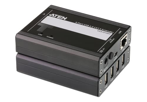 ATEN UCE32100 - Transmitter and receiver - USB extender - 4 ports - up to 100 m - for ATEN UEH4002A — view 1