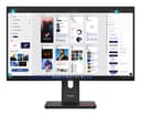 Lenovo ThinkVision T32UD-40 - LED monitor - 32" (31.5" viewable) - 3840 x 2160 4K @ 75 Hz - IPS - 350 cd/m� - 1500:1 - 4 ms - HDMI, DisplayPort, USB-C - eclipse black thumbnail 1