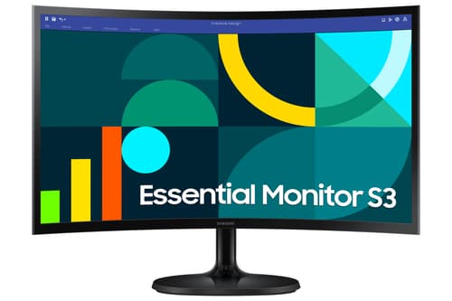 Samsung S24D360GAU - S36GD Series - LED monitor - curved - 24" - 1920 x 1080 Full HD (1080p) @ 100 Hz - VA - 250 cd/m� - 3000:1 - 4 ms - HDMI, VGA - black