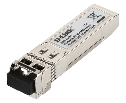 D-Link DEM 431XT - SFP+ transceiver module - 10GbE - 10GBase-SR - up to 300 m - 850 nm — view 1