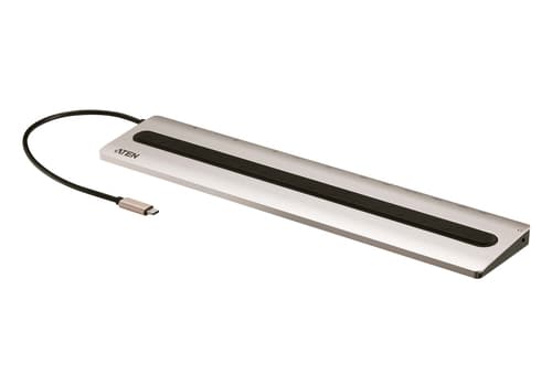 ATEN UH3237 - Docking station - USB-C 3.1 Gen 1 / Thunderbolt 3 - VGA, 2 x HDMI - 1GbE — view 1