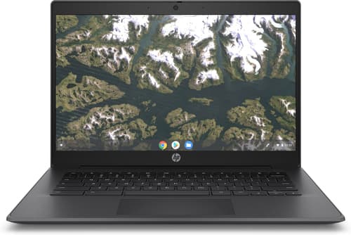 HP Chromebook 14 G6 - Intel Celeron - N4120 / up to 2.6 GHz - Chrome OS - UHD Graphics 600 - 4 GB RAM - 32 GB eMMC - 14" 1366 x 768 (HD) - IEEE 802.11b, IEEE 802.11a, IEEE 802.11g, IEEE 802.11n, IEEE 802.11ac, Bluetooth 5.0 - Wi-Fi 5 - chalkboard grey - kbd: UK