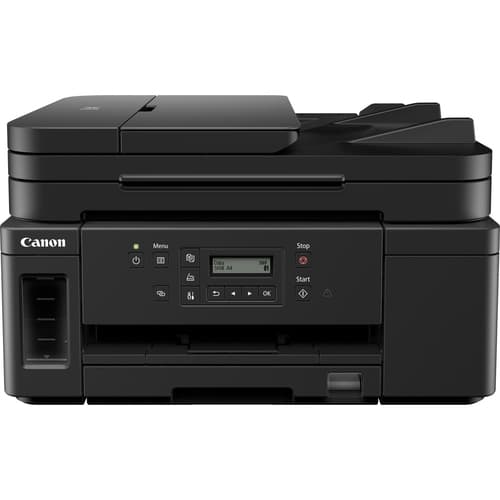 Canon PIXMA GM4050 GM 4050 - Multifunction printer - B/W - inkjet - refillable - A4 (210 x 297 mm), Legal (216 x 356 mm) (original) - A4/Legal (media) - up to 11.5  ppm (copying) - up to 13 ipm (printing) - 350 sheets - USB 2.0, LAN, Wi-Fi(n)