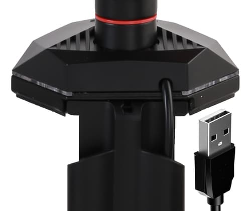 Iiyama DSG3001C-R1 - Mounting kit - adjustable arm - for LCD display - black, dynamic red - screen size: 17"-30" - desk-mountable — view 9