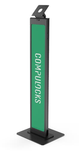 Compulocks VESA Brandable Floor Stand - Stand - for tablet - aluminium - black - mounting interface: VESA - floor-standing