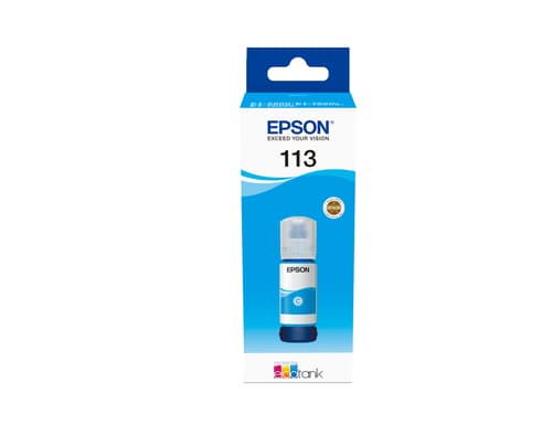 Epson Ink Cartridges, 113, Ink Bottle, 1 x 70.0 ml Cyan