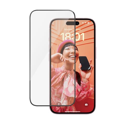 PanzerGlass ® Screen Protector iPhone 15 | Ultra-Wide Fit w. EasyAligner — view 1