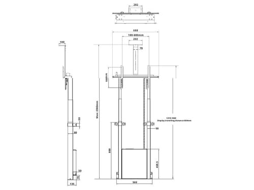 *Non Cancellable/Non Returnable (NCNR)* MOTORIZED STAND INC SHELF 120KG WH — view 13