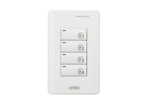ATEN VPK104 Contact Closure Remote Pad - Button panel - 4 buttons - cable - for ATEN VP1420 4, VP1421 4