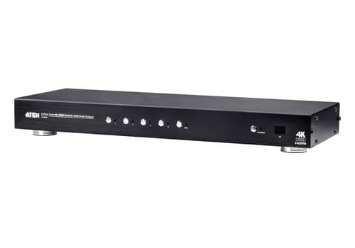 ATEN VS482B - Video/audio switch - 4 x HDMI - desktop, rack-mountable - for VanCryst VS182B, VS184B