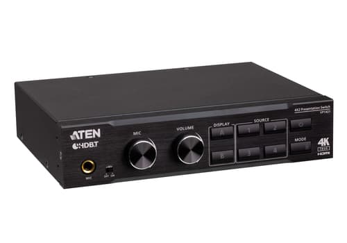 ATEN VP1421 4 x 2 True 4K Presentation Matrix Switch - Video/audio switch - desktop — view 5