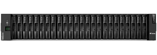 Lenovo ThinkSystem DE4000H Hybrid 2U24 SFF controller enclosure - Hard drive array - 24 bays (SAS-3) - 16Gb Fibre Channel (external) - rack-mountable - 2U