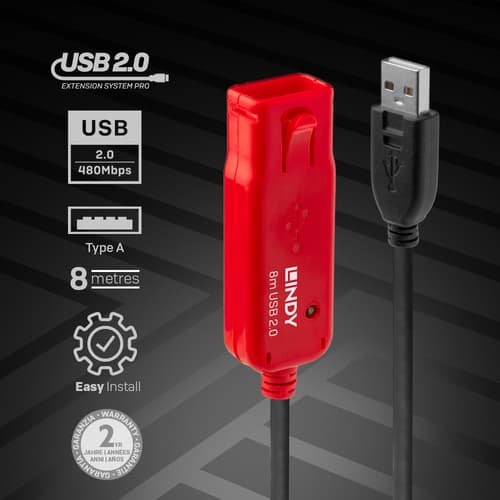 Lindy USB 2.0 Active Extension Cable Pro — view 4