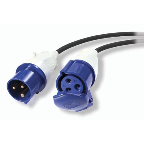 APC Modular IT Power Distribution Cable Extender - Power extension cable - IEC 60309 32A (M) to IEC 60309 32A (F) - AC 230 V - 9.6 m - for P/N: SY16K48H-PDNB, SY32K48H-PDNB, SY48K48H-PDNB, SY64K96H-NB, SY96K160H-NB, SY96K96H-NB