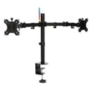 Kensington SmartFit Ergo Dual Extended Monitor Arm mounting kit - adjustable arm - for 2 monitors - black thumbnail 1