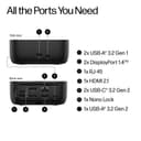 *Non Cancellable/Non Returnable (NCNR)* HP USB-C 100W G6 DOCK EUR thumbnail 5
