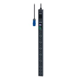 APC Easy Metered Rack PDU EPDU1116M - Power distribution unit (rack-mountable) - AC 200/208/230 V - 3680 VA - Ethernet - input: IEC 60309 2P+E - output connectors: 21 (18 x IEC 60320 C13, 3 x IEC 60320 C19) - 0U - 3 m cord - black - for P/N: AR9300SP, AR9300SP-R, AR9307SP, AR9307SP-R, SMC1000I-2UC, SMC1000IC, SMX2200RMLVUS