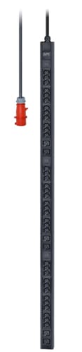 APC Easy Basic Rack PDU EPDU1216B - Power distribution unit (rack-mountable) - AC 400 V - 11 kW - 11000 VA - 3-phase - input: IEC 60309 3P+N+PE - output connectors: 42 (36 x IEC 60320 C13, 6 x IEC 60320 C19) - 0U - 2.5 m cord - black - for P/N: AR9300SP, AR9300SP-R, AR9307SP, AR9307SP-R, SMC1000I-2UC, SMC1000IC, SMX2200RMLVUS