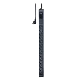 APC Easy Basic Rack PDU EPDU1116B-SCH - Power distribution unit (rack-mountable) - AC 200/208/230 V - 3680 VA - input: CEE 7/4 - output connectors: 14 (power CEE 7/3) - 0U - 3 m cord - black - for P/N: AR9300SP, AR9300SP-R, AR9307SP, AR9307SP-R, SMC1000I-2UC, SMC1000IC, SMC1500I-2UC