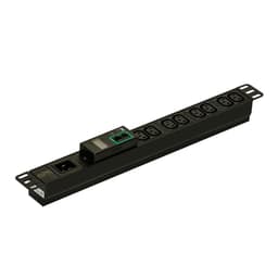 APC Easy Metered Rack PDU EPDU1016M - Power distribution unit (rack-mountable) - AC 200/208/230 V - 3680 VA - Ethernet - input: IEC 60320 C20 - output connectors: 8 (power IEC 60320 C13) - 1U - 2.5 m cord - black - for P/N: AR106V, SCL400RMJ1U, SCL500RMI1UC, SCL500RMI1UNC, SMTL1000RMI2UC, SMTL750RMI2UC